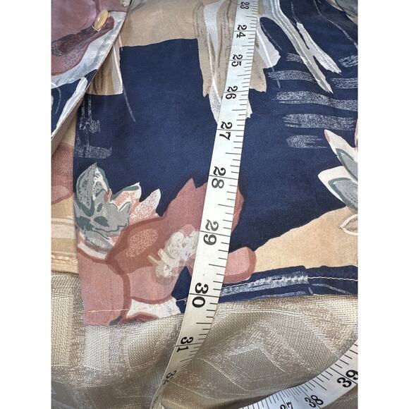 Stunt Collection Vintage 100% Silk Blouse Women’s M Floral‎ Print Shoulder Pads - Picture 6 of 10